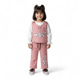 Girls Cow Print 3-Piece Jacquard Terry Set