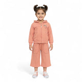 Imported Girls 3-Piece Knitted Hoodie and Pants Winter Set